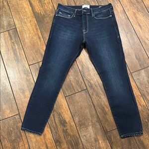 Frame Denim Dark Blue Skinny Jeans